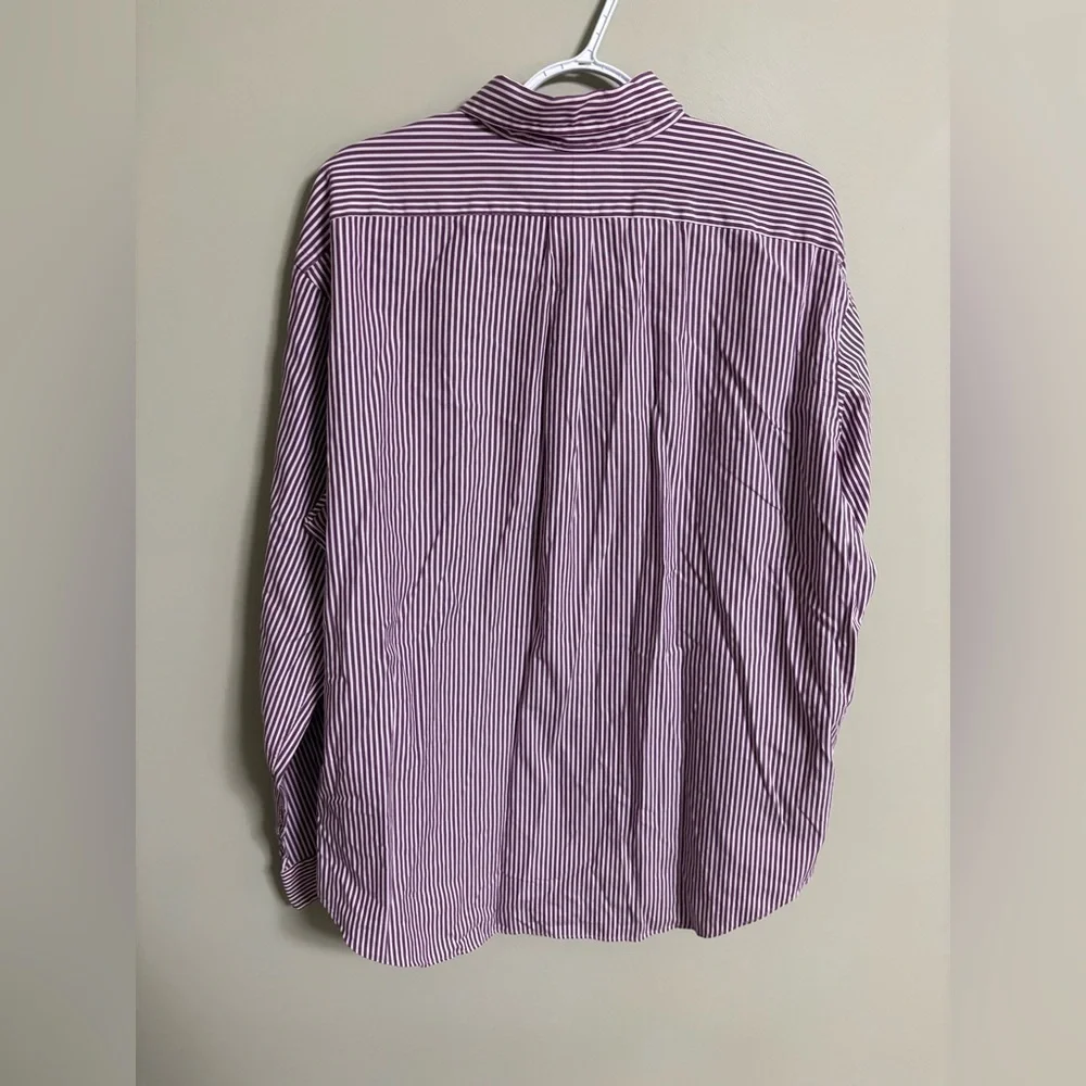 Ralph Lauren Classic Fit Long Sleeve Button Down Flesh Pony Shirt Size XL Purple